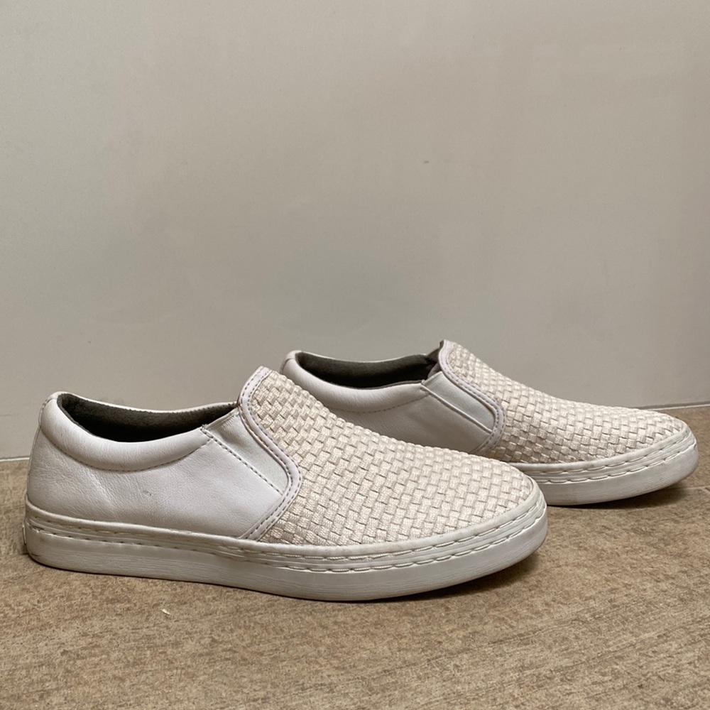 White Cole Haan Grand OS Slip Ons